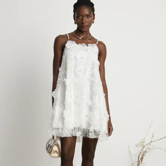 Suzette Crystal- Embellished Floral Mini - Miss Rosier - Picture 1 of 1